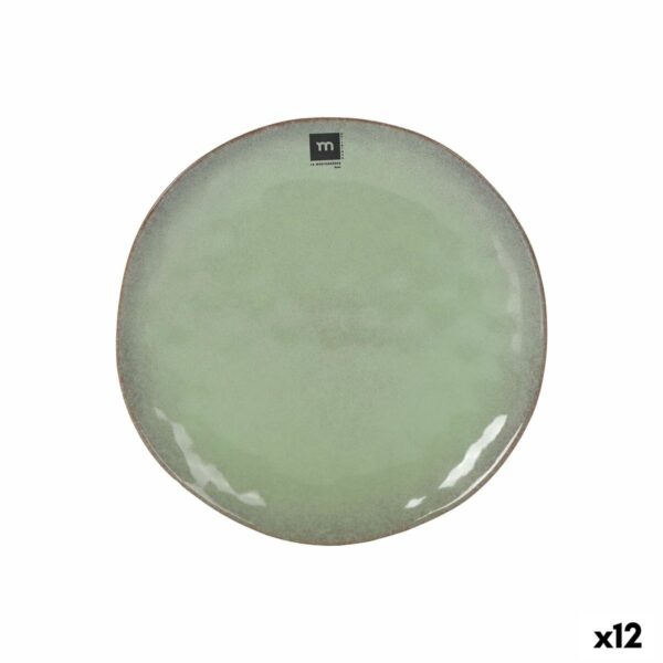 Flacher Teller La Mediterránea Macarella green Ø 26,5 cm (12 Stück)