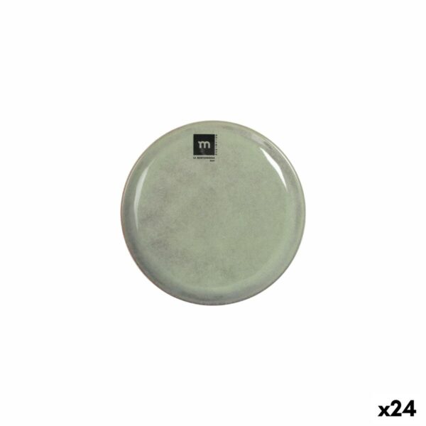 Flacher Teller La Mediterránea Macarella green Ø 16 cm (24 Stück)