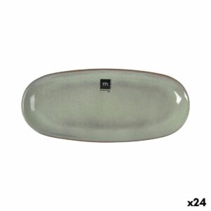 Kochschüssel La Mediterránea Macarella green Oval 29 x 13,5 x 2,4 cm (24 Stück)