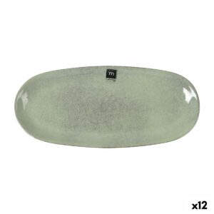 Kochschüssel La Mediterránea Macarella green Oval 33 x 14,8 x 2,7 cm (12 Stück)