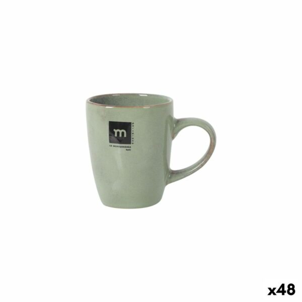 Henkelbecher La Mediterránea Macarella green 230 ml 0,23 l (48 Stück)