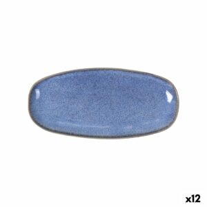 Kochschüssel La Mediterránea Macarella blue Oval 33 x 14,8 x 2,7 cm (12 Stück)