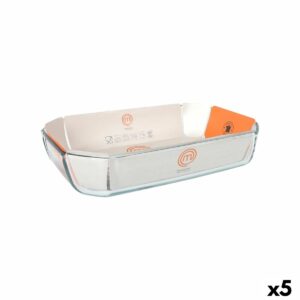 Kochschüssel MasterChef rechteckig 3,2 L 33 x 22 x 6,5 cm 33 x 22 cm (5 Stück)