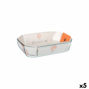 Kochschüssel MasterChef rechteckig 2,2 L 27 x 18 cm (5 Stück)