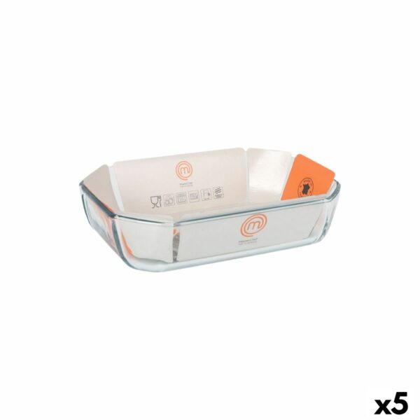 Kochschüssel MasterChef rechteckig 2,2 L 27 x 18 cm (5 Stück)
