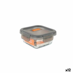 Lunchbox hermetisch MasterChef Grau Durchsichtig karriert 310 ml (12 Stück)