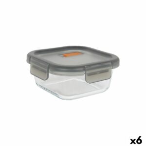 Lunchbox hermetisch MasterChef Grau Durchsichtig karriert 1,1 L (6 Stück)