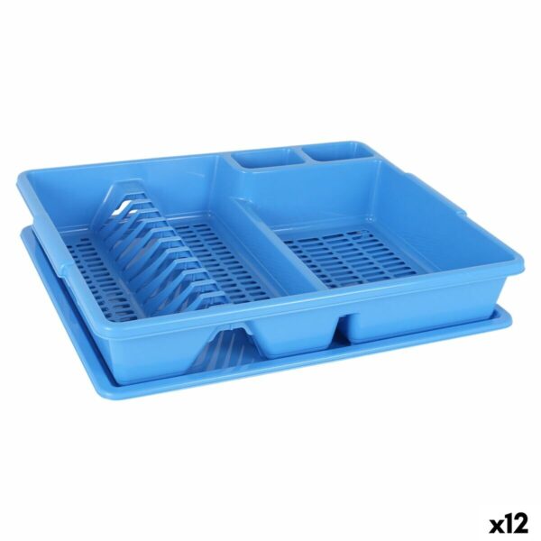 Abtropfsieb für die Spüle Tontarelli SCOLAP Blau 47 x 38 x 8,5 cm (12 Stück)