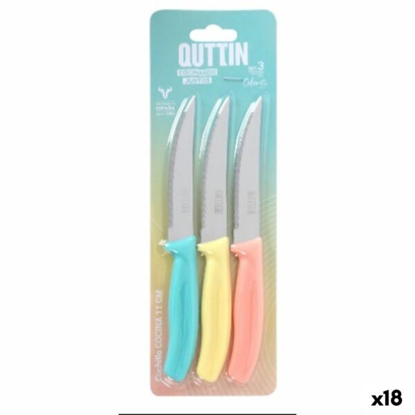 Küchenmesser Quttin Basic 11 cm 3 Stücke (18 Stück)