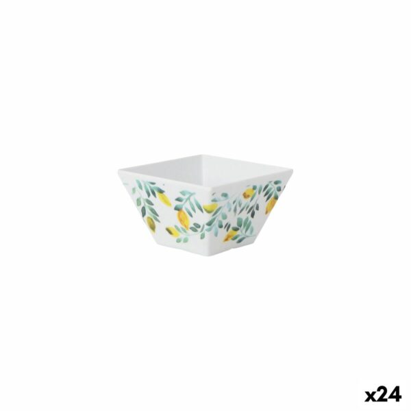 Schüssel für Vorspeisen La Mediterránea Zitronengelb 10 x 10 x 6 cm (24 Stück)