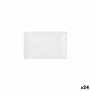 Tablett für Snacks La Mediterránea 20 x 13 x 2 cm (24 Stück)