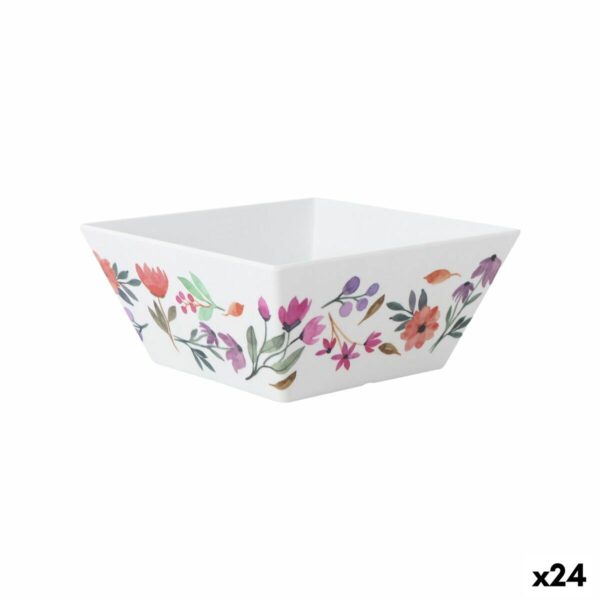 Schüssel für Vorspeisen La Mediterránea Blomster 18 x 18 x 8 cm (24 Stück)