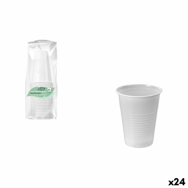 Gläserset Algon Weiß 220 ml 25 Stücke (24 Stück)