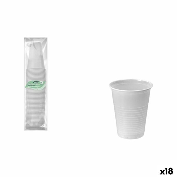 Gläserset Algon Weiß 220 ml 50 Stücke (18 Stück)