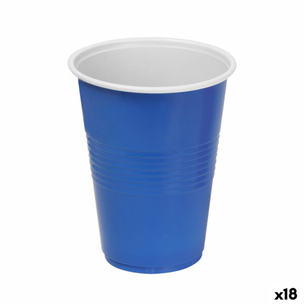Gläserset Algon Blau 450 ml 10 Stücke (18 Stück)