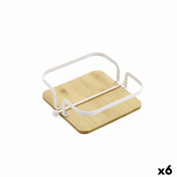 Serviettenring Quttin Metall 22 x 22 x 6 cm (6 Stück)