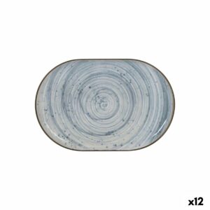 Kochschüssel La Mediterránea Swirl Oval 30 x 20 x 2,5 cm (12 Stück)