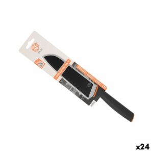 Küchenmesser MasterChef Schwarz Silberfarben 18 cm (24 Stück)