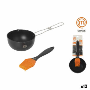 Kasserolle MasterChef 11,5 X 6 cm Pinsel (12 Stück)