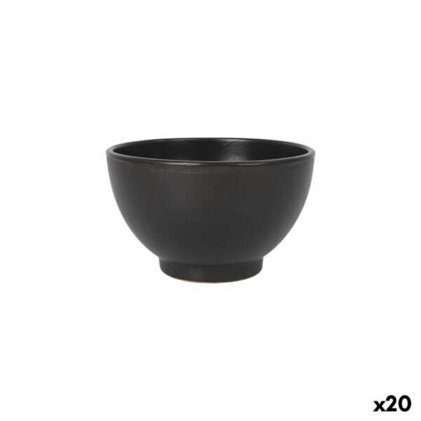 Schüssel Azofra Schwarz 15 x 15 x 9 cm (20 Stück)