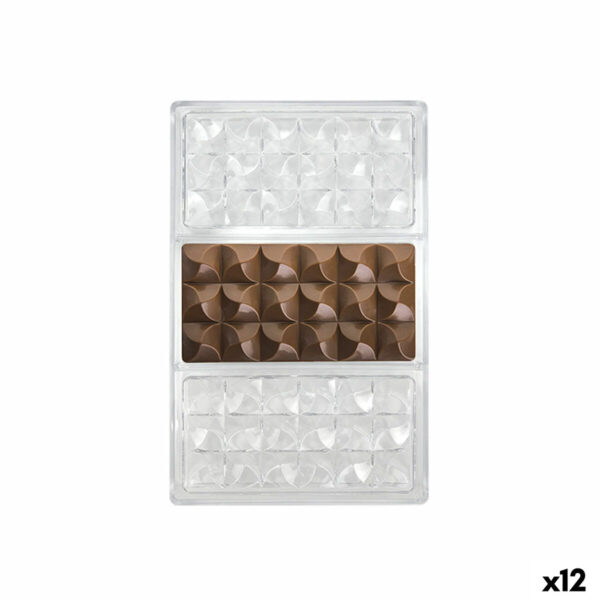 Gebäckbackform Quttin CHOCOLATE 27,5 x 17,5 x 2,5 cm (12 Stück)