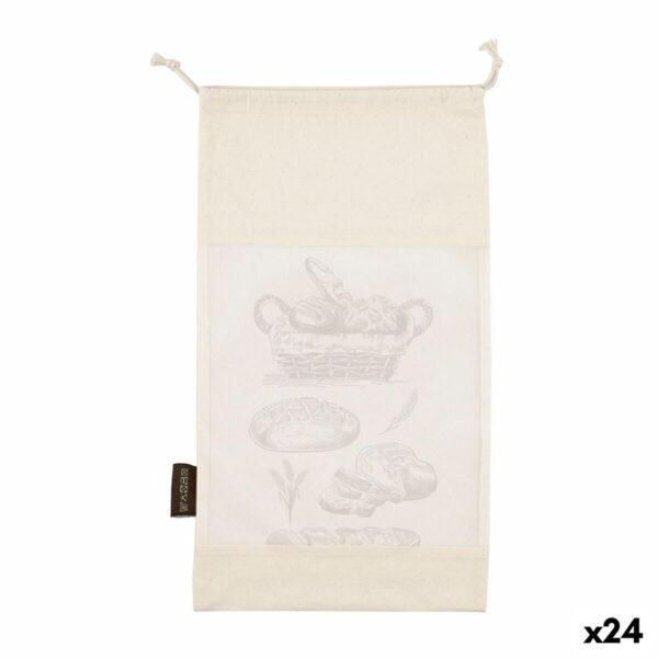 Wiederverwendbare Säcke für Lebensmittel Quttin Bread 25 x 45 cm (24 Stück)