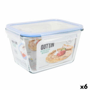 Lunchbox Quttin rechteckig 2,35 L (6 Stück)