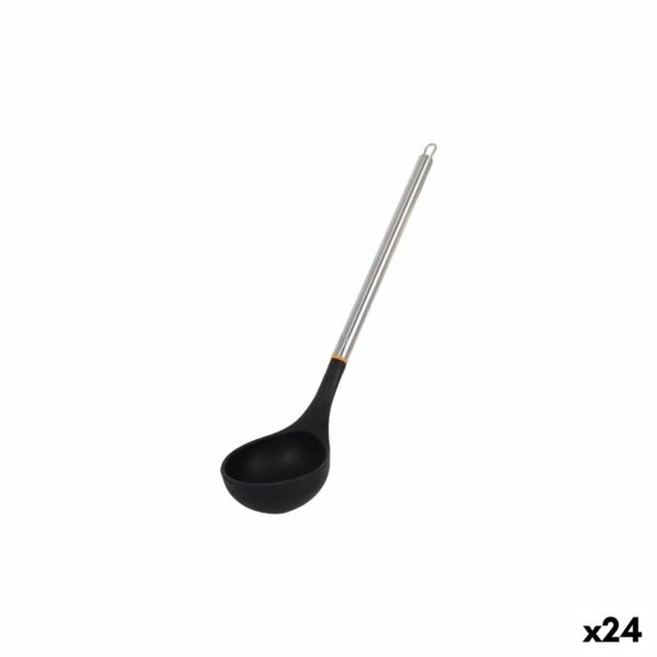 Löffel La Mediterránea Silikon Edelstahl 32 cm (24 Stück)