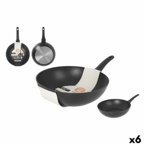 Wok Pfanne MasterChef 28 cm (6 Stück)