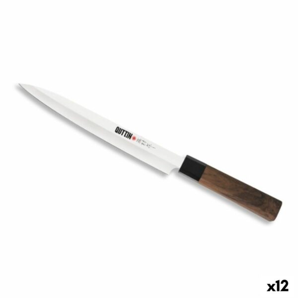 Küchenmesser Quttin YANAGIBA Takamura Braun Silberfarben 20 cm (12 Stück)