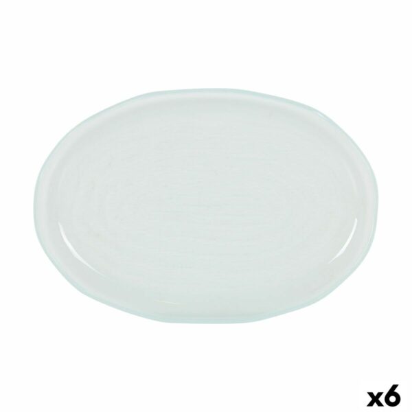 Tablett für Snacks Oval 23 x 16 cm (6 Stück)