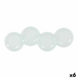 Tablett für Snacks 37 x 11 cm (6 Stück)
