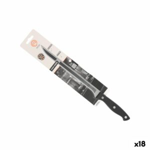 Schinkenmesser MasterChef 23 cm Schwarz Silberfarben (18 Stück)