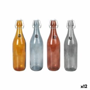 Glas-Flasche La Mediterránea Dark goethe 1 L (12 Stück)