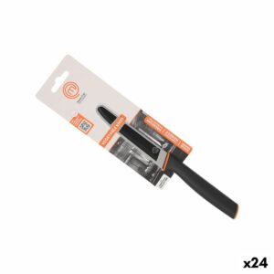 Gemüseschälmesser MasterChef Schwarz Silberfarben 11,5 cm (24 Stück)