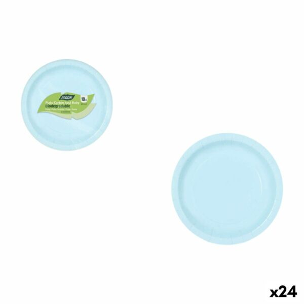 Geschirr-Set Algon Blau 20 cm 10 Stücke (24 Stück)
