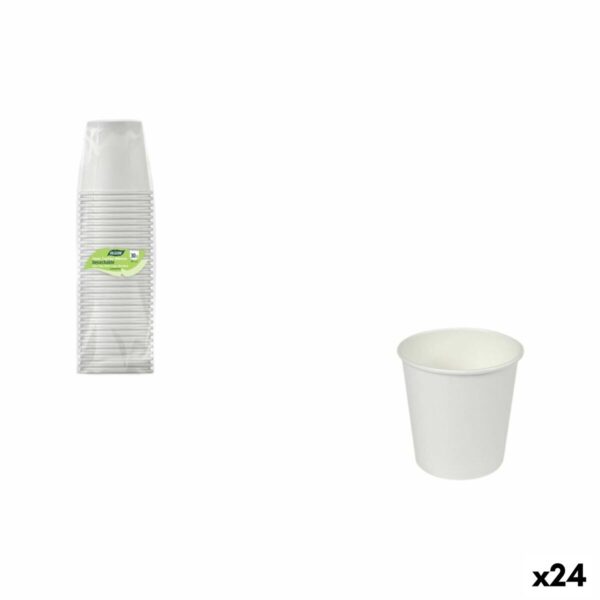 Gläserset Algon Weiß 80 ml 30 Stücke (24 Stück)