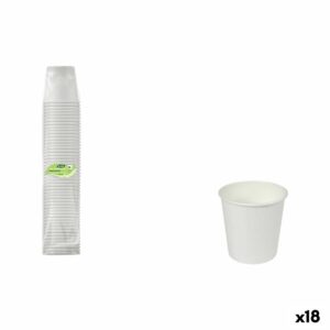 Gläserset Algon Weiß 80 ml 50 Stücke (18 Stück)
