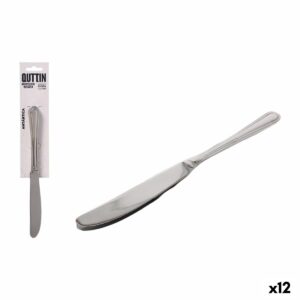 Messerset Quttin Antártica Silberfarben Edelstahl 21,6 x 1,8 cm 2 Stücke (12 Stück)