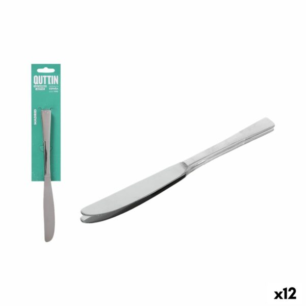 Messerset Quttin Madrid Edelstahl 22 x 1,7 cm 2 Stücke (12 Stück)