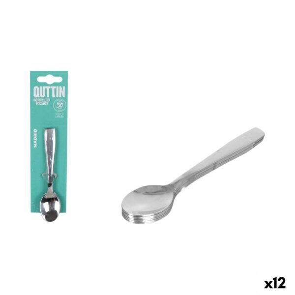 Dessertlöffel Quttin Madrid 13 x 2,7 x 1 cm 6 Stücke (12 Stück)