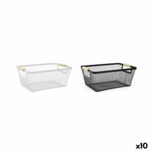 Mehrzweckkorb Confortime Metall 33,2 x 22,6 x 13,5 cm (10 Stück)