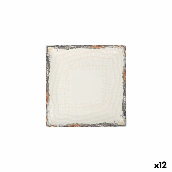 Dessertteller La Mediterránea Albus 18 x 18 x 2 cm (12 Stück)