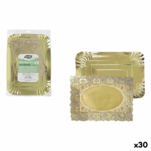 Tablett für Snacks Algon rechteckig 26 x 35 cm (30 Stück)