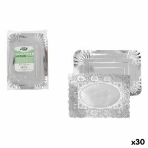 Tablett für Snacks Algon rechteckig 25 x 35 cm (30 Stück)