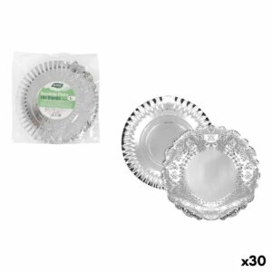 Tablett für Snacks Algon rund 30 cm (30 Stück)