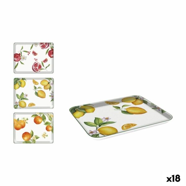 Schale La Mediterránea 27 x 21 cm Früchte 18 Stück