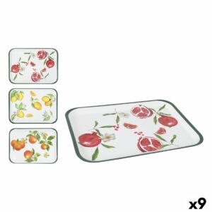Schale La Mediterránea 42 x 31 cm Früchte 9 Stück