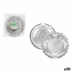 Tablett für Snacks Algon rund 35 cm (30 Stück)