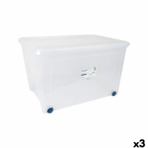 Aufbewahrungsbox mit Rädern Tontarelli 78,2 x 58,2 x 47 cm (3 Stück)
